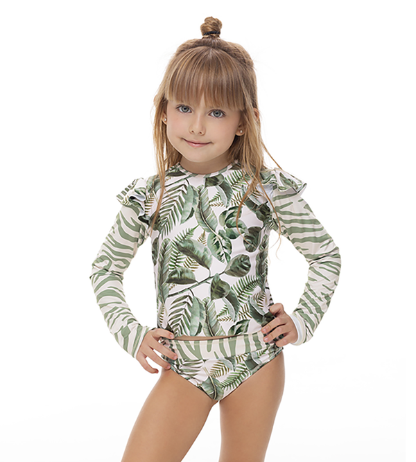 Jungla Girls Rashguard Bikini By Milonga Kayokoko Swimwear 6053