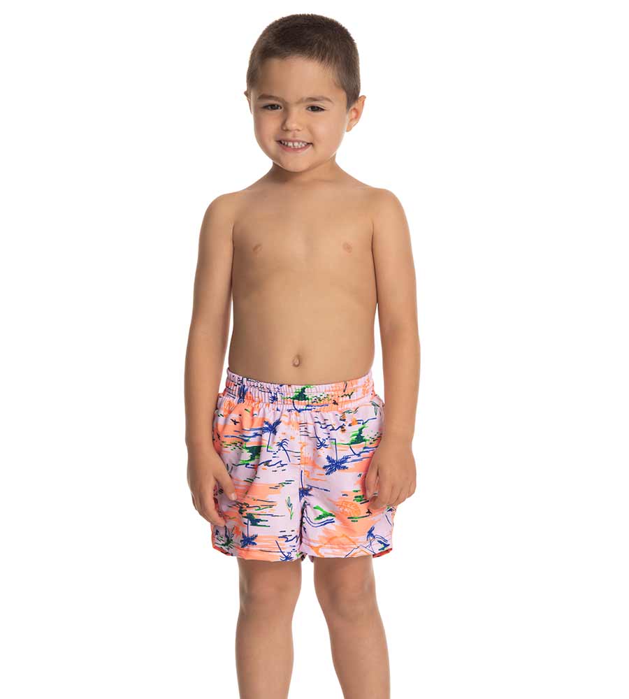 Tom & Teddy Boys' Polo Shirt Swim Shorts
